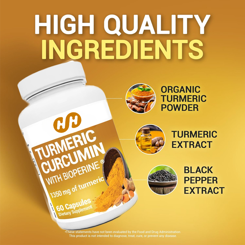 مكمل الكركم مع الفلفل الأسود ( - مراجعة Turmeric Curcumin Capsule وسعره