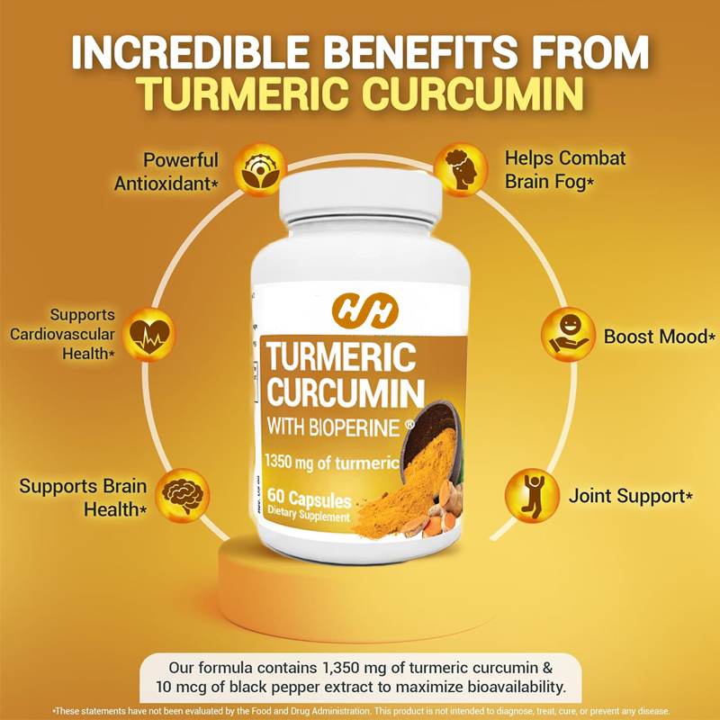 مكمل الكركم مع الفلفل الأسود ( - مراجعة Turmeric Curcumin Capsule وسعره